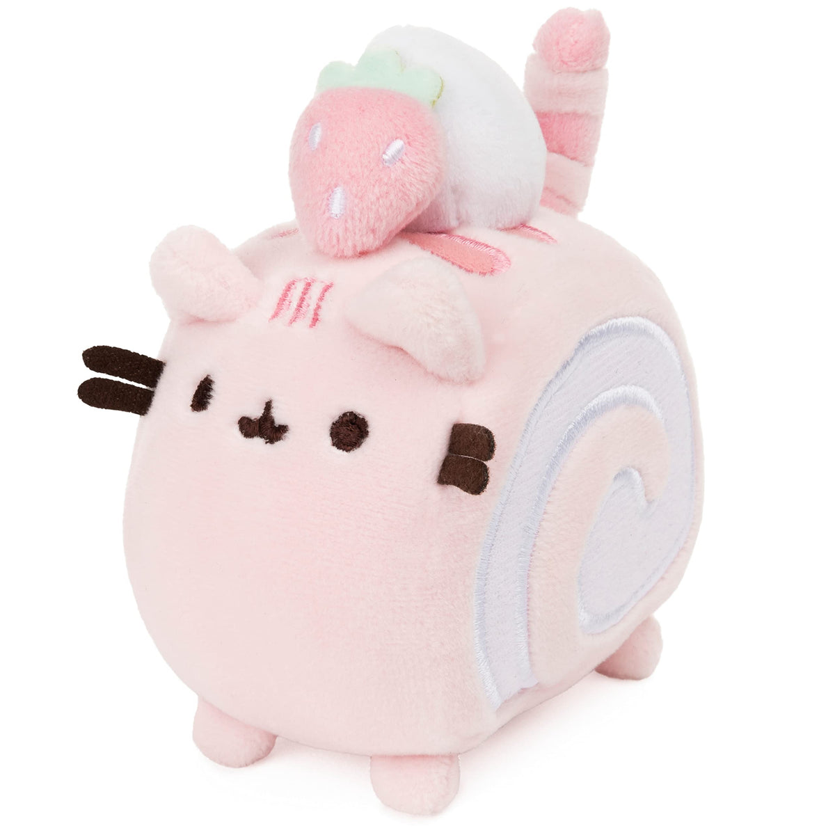 GUND Pusheen Roll Cake Squishy Plush – 4" Pink & Purple