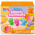 Klever Kits DIY Animal Squishies Mystery Box – 4 Surprise Characters