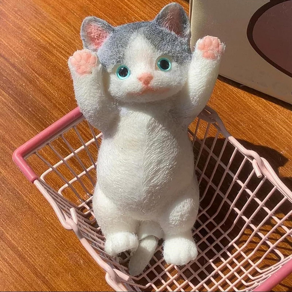 Cute Cat Squishy Toy – 8" Kawaii Kitty Squeeze Doll