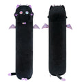 Long Purple Cat Squishy Body Pillow – 36"