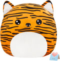 LED Tiger Squishy Plush Pillow – 15" with 15 Lights