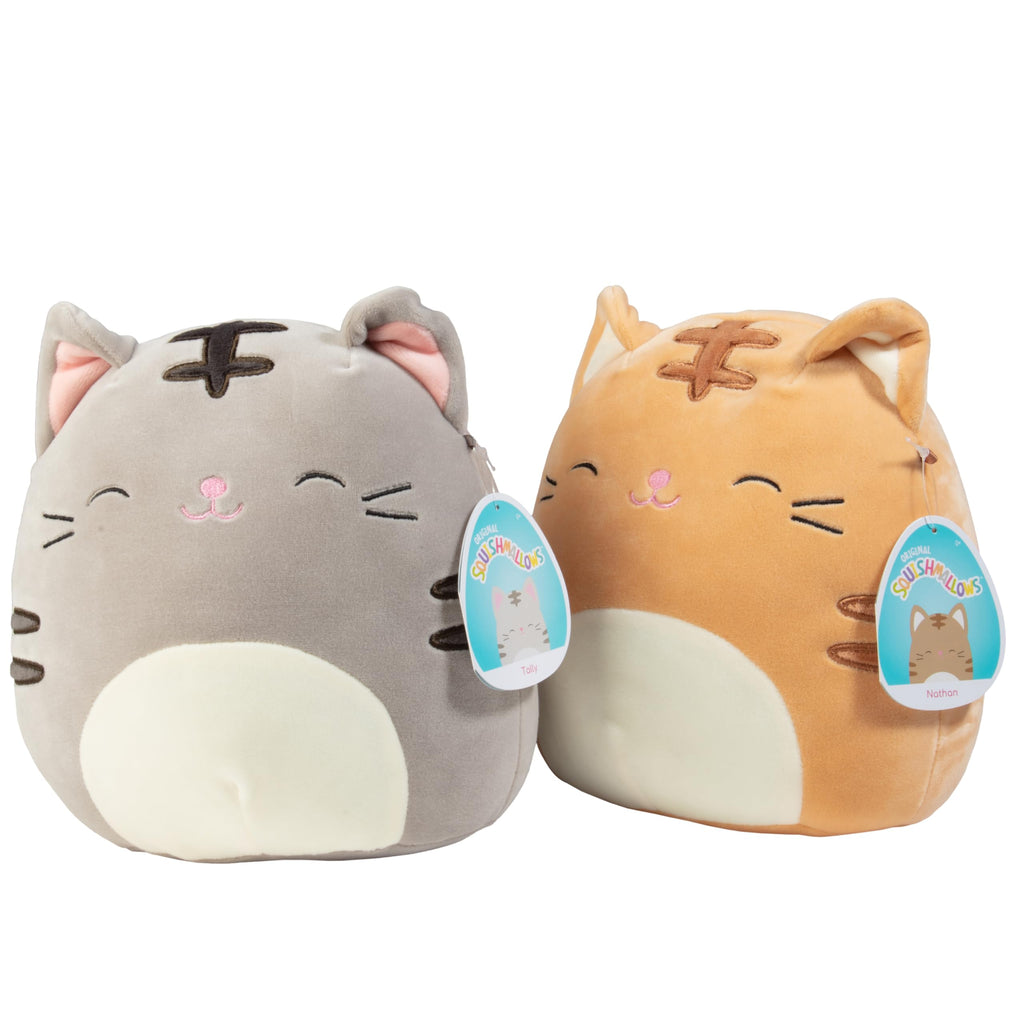 Squishmallow Mystery Cat Plush – 8" (Nathan or Tally)