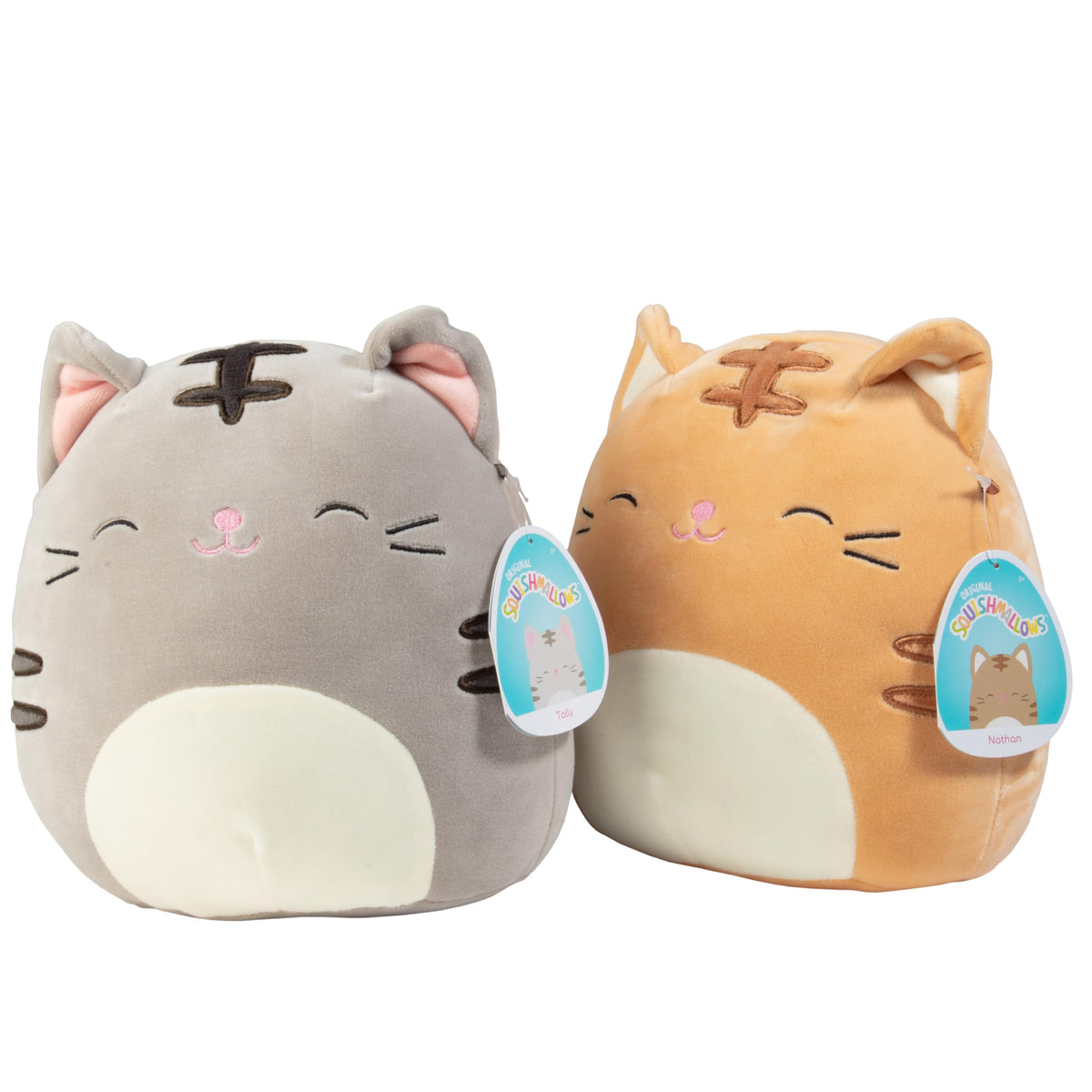 Squishmallow Mystery Cat Plush – 8" (Nathan or Tally)