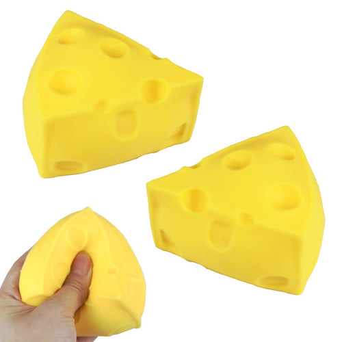 Cheese Squishy Stress Ball – 2-Pack