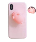 Squishy 3D Cartoon Pig iPhone 13 Case – Kawaii Protective Cover
