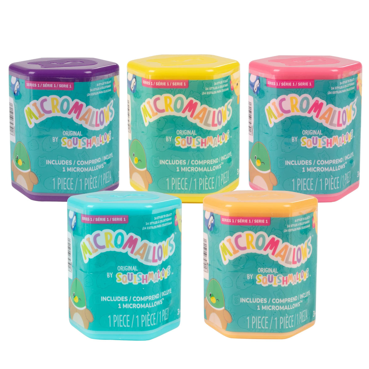 Squishmallows Micromallows Mystery Capsules – 5-Pack
