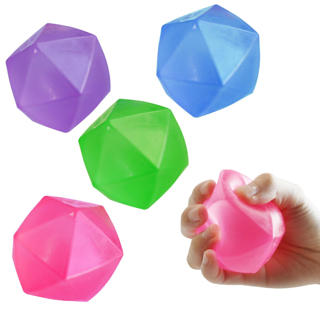Diamond Masonry Ice Squishy Stress Balls – 4-Pack