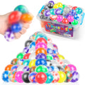 Mini Squishy Stress Balls – 60-Pack Bulk Set