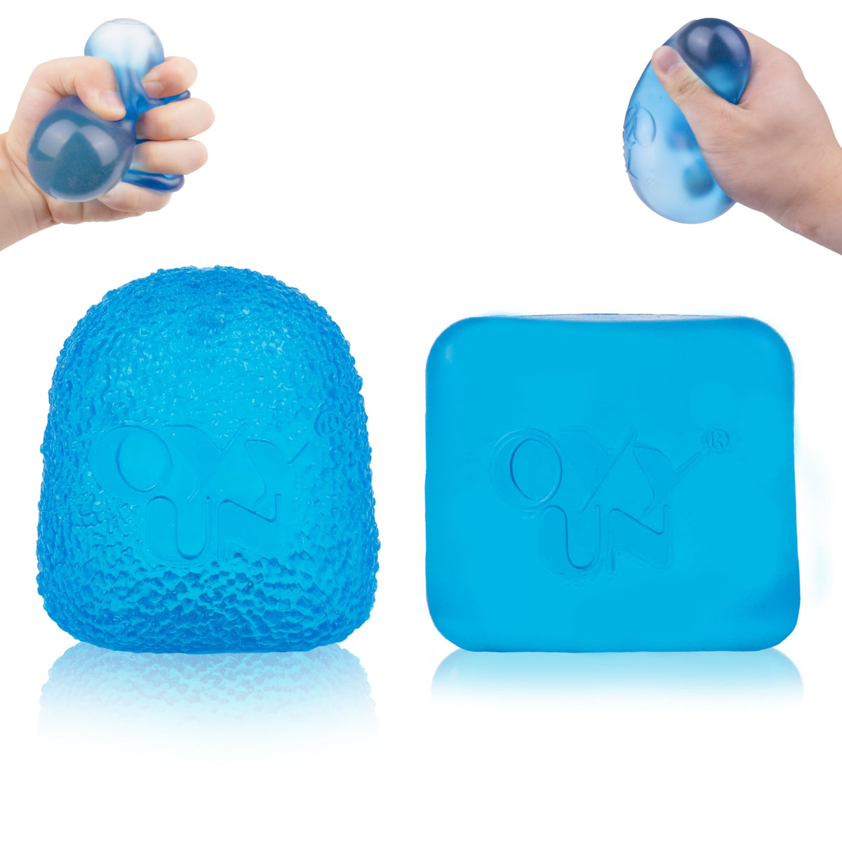Ice Cube Squishy Stress Balls – Set of 2