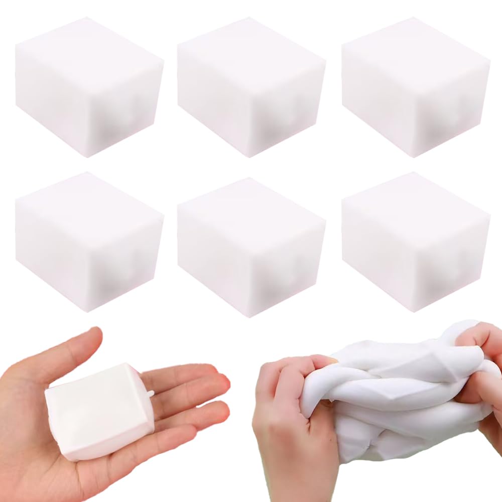 Slow Rising Stress Cube Squishy Balls – 7-Pack