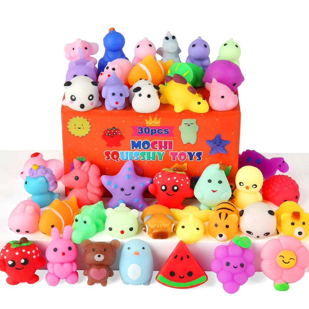 Kawaii Mochi Squishy Party Favors – 30-Pack