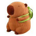 Capybara Plush with Removable Turtle Backpack – 13"