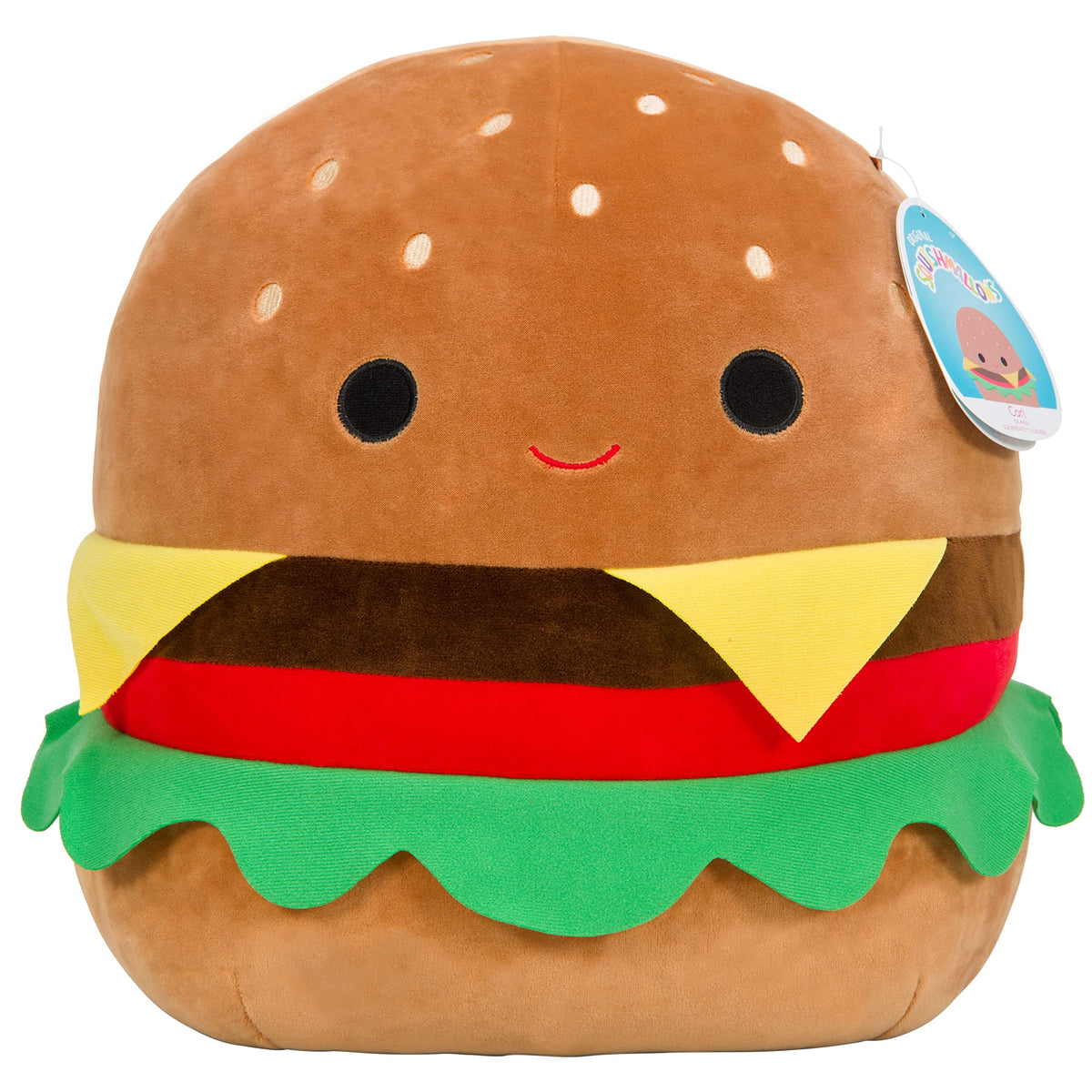 Squishmallow Carl the Cheeseburger – 16" Plush
