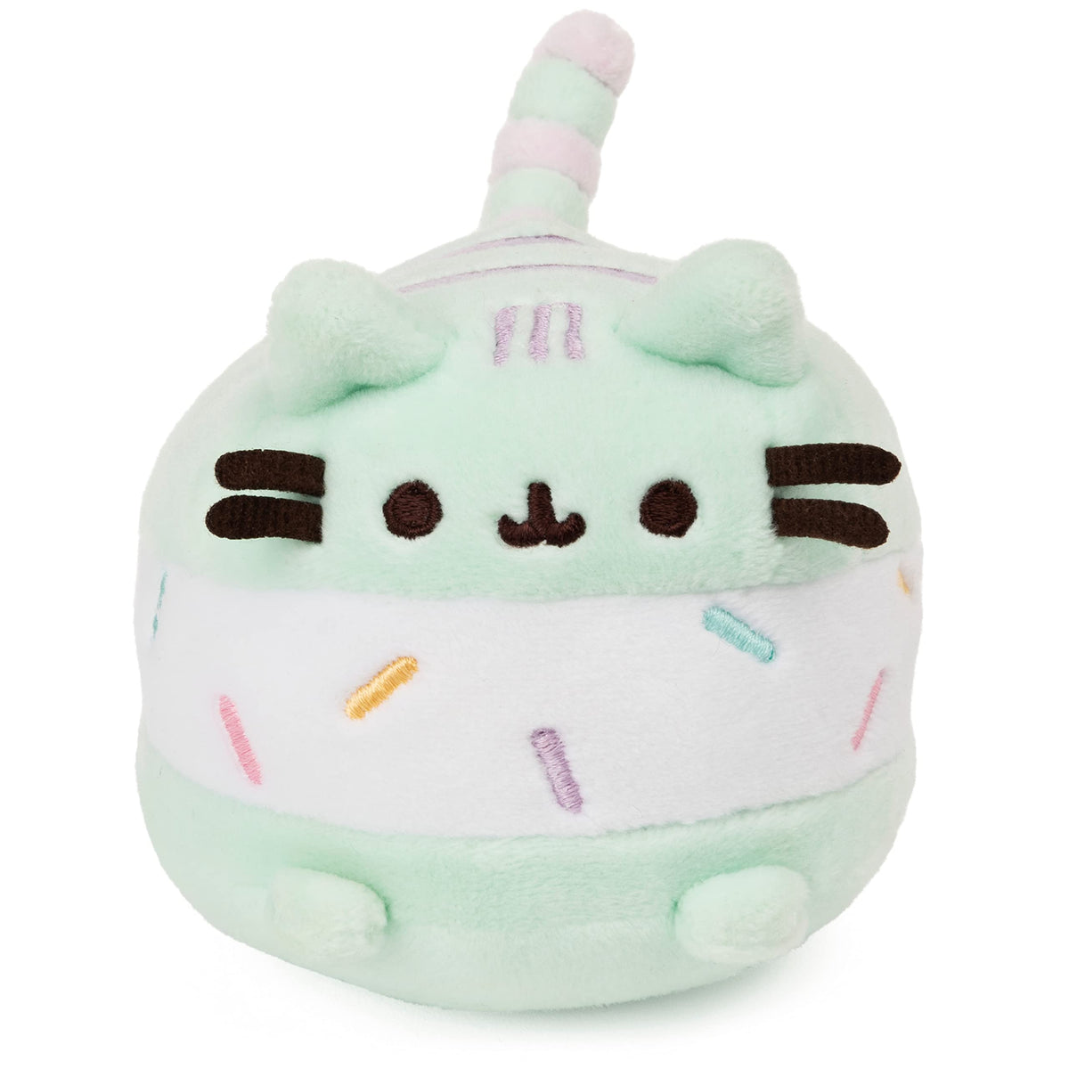 GUND Pusheen Ice Cream Sandwich Squishy Plush – 4" Mint & White