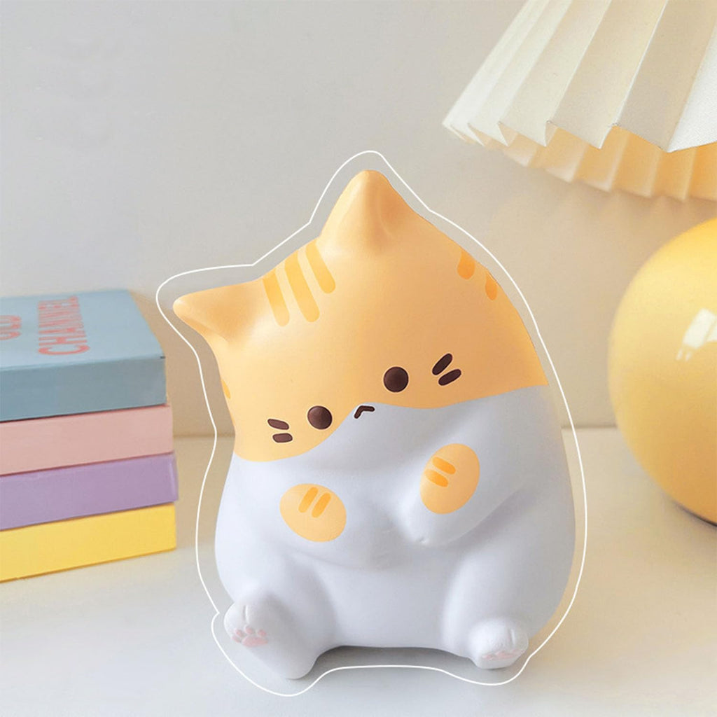 Foam Cat Squishy Stress Ball – Animal Shaped Fidget Toy