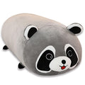 Long Raccoon Squishy Plush Pillow – 19"