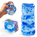 Ice Cube Squishy Stress Balls – 3-Pack
