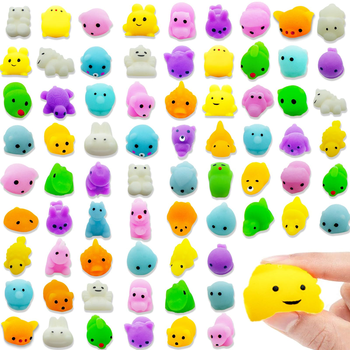Mochi Squishy Party Favors – 150-Pack Bulk Set
