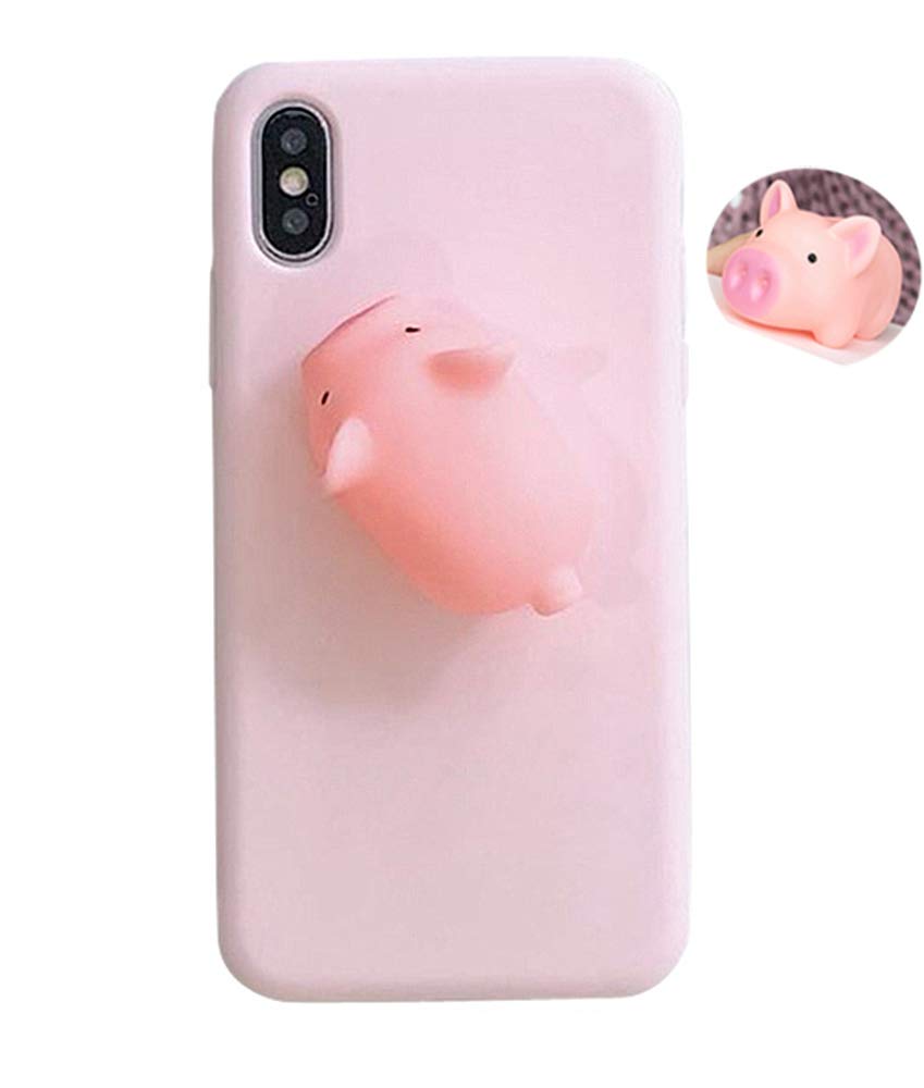 Squishy 3D Cartoon Pig iPhone 13 Case – Kawaii Protective Cover
